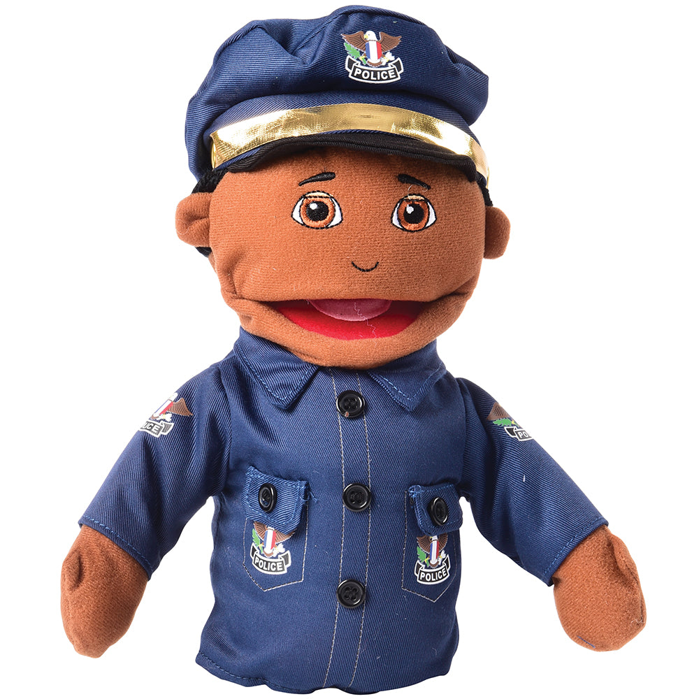 Multi-Ethnic Career Puppet- Police Officer