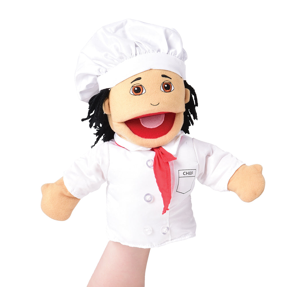 Multi-Ethnic Career Puppet-Chef