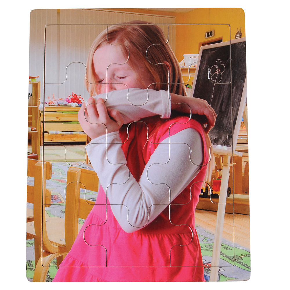 Healthy Habits Puzzle - Cover Your Mouth