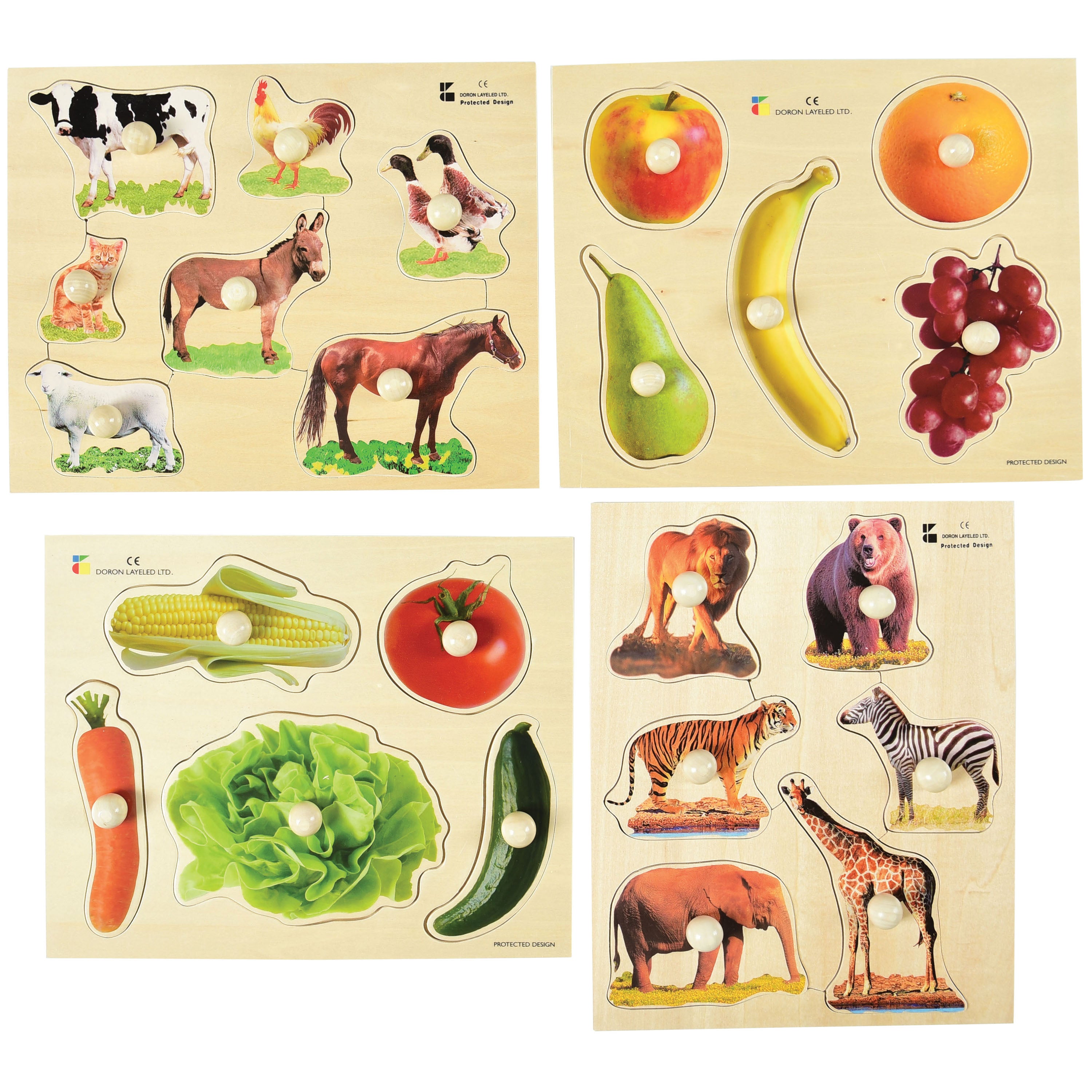 Photo Knobbed  Puzzle Set