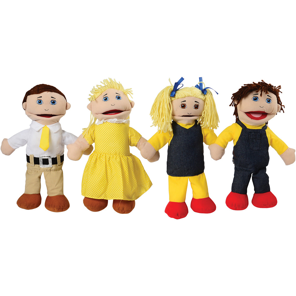 Caucasian Full Bodied Family Puppets