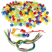 250 Giant Transparent Beads & 8 Lace
