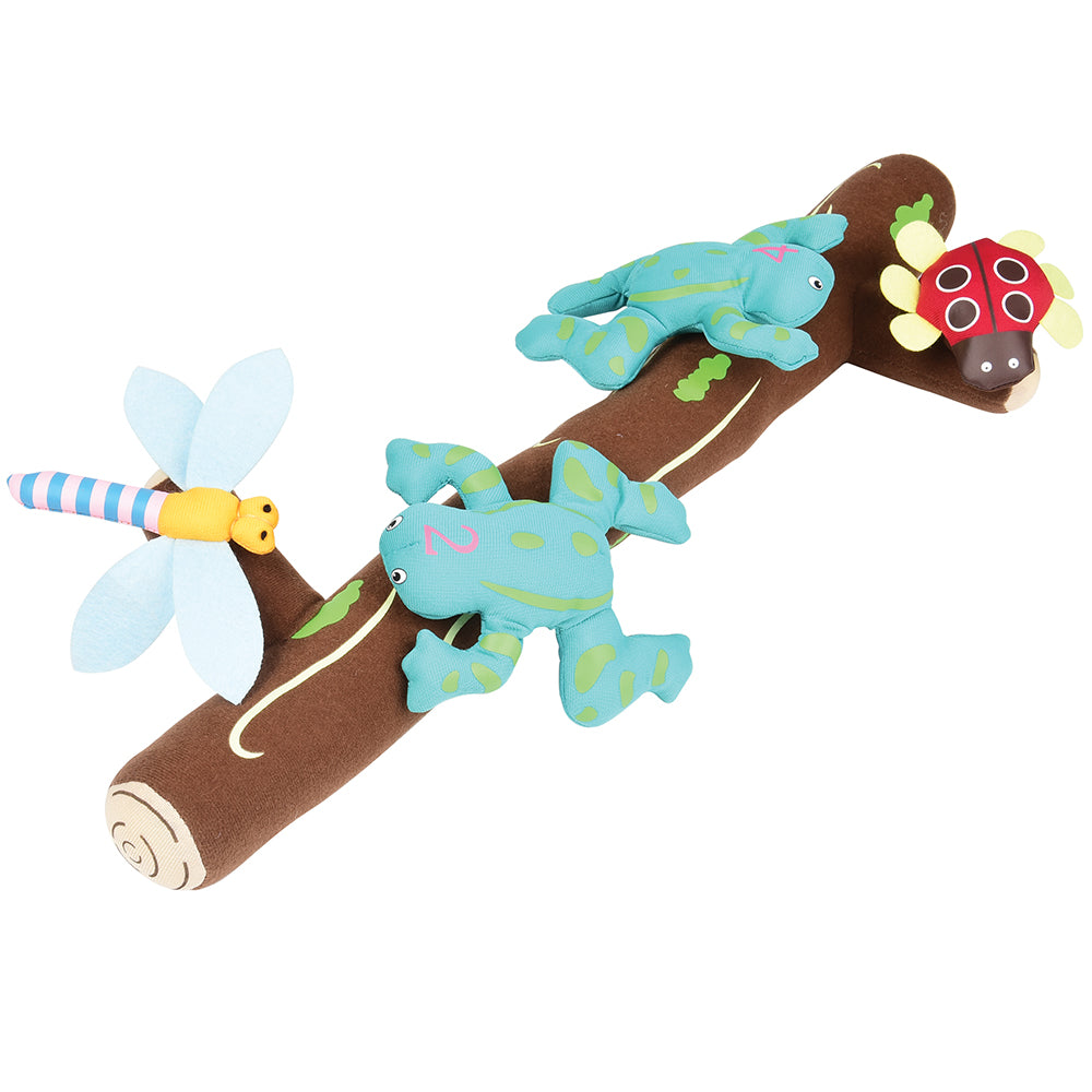 Prop Set-5 Green Speckled Frogs