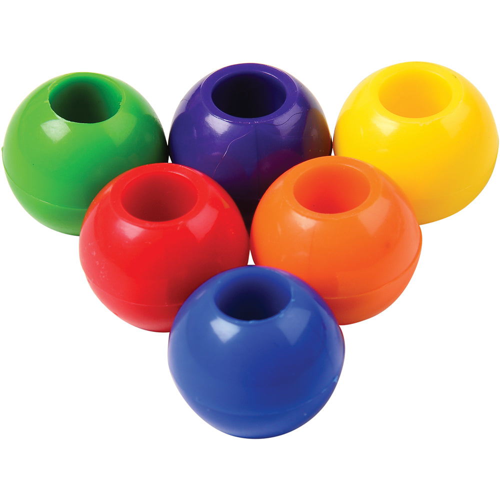 Giant Plastic Beads 250 Beads/6 Lace