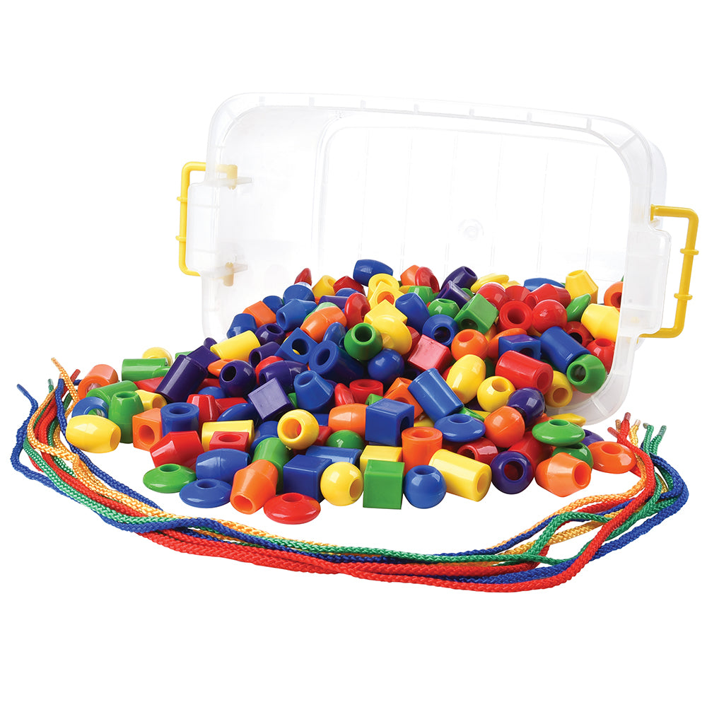 Giant Plastic Beads 250 Beads/6 Lace