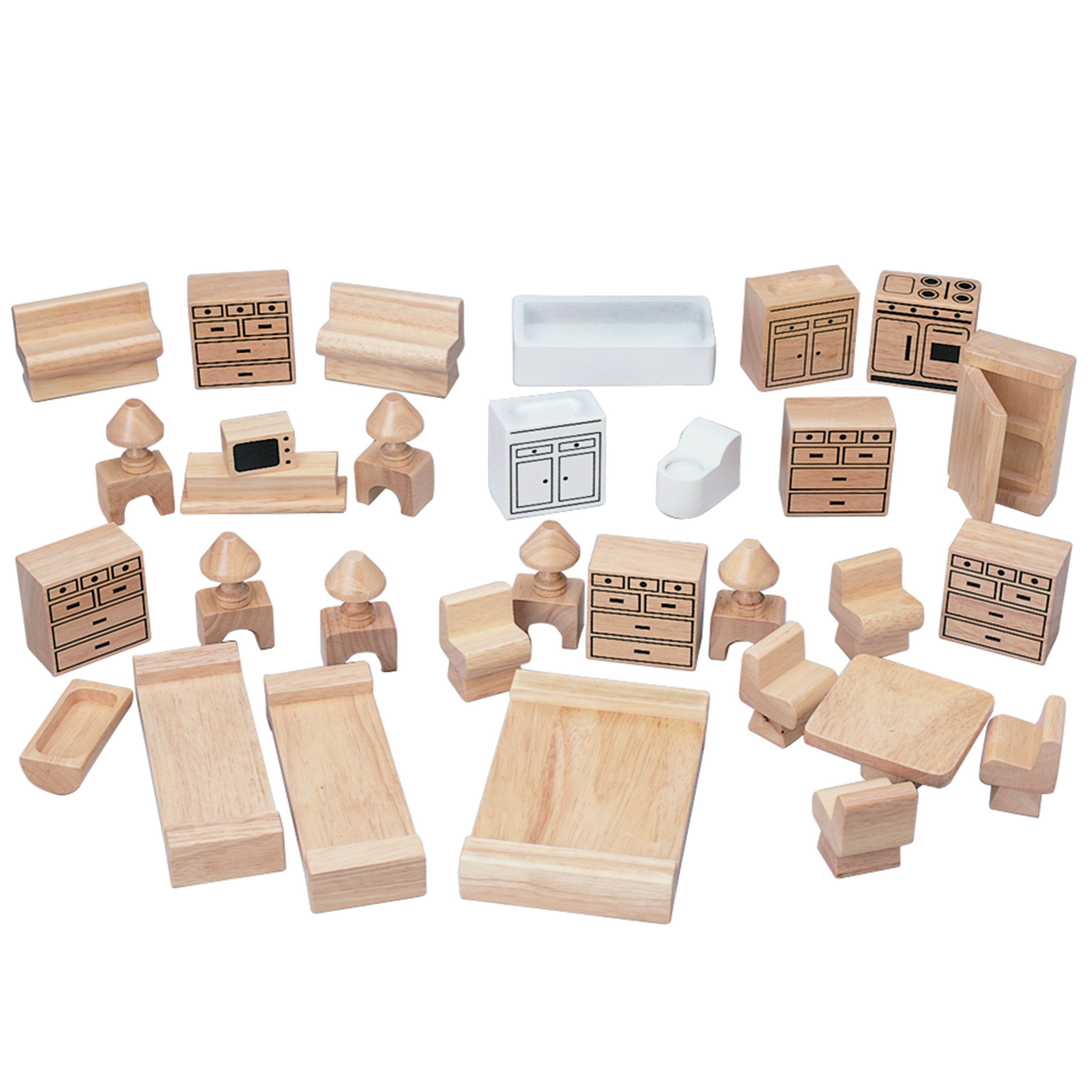 Complete 6 Room Furniture Set