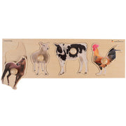 Extra-Wide Knobbed Puzzle Farm Anim