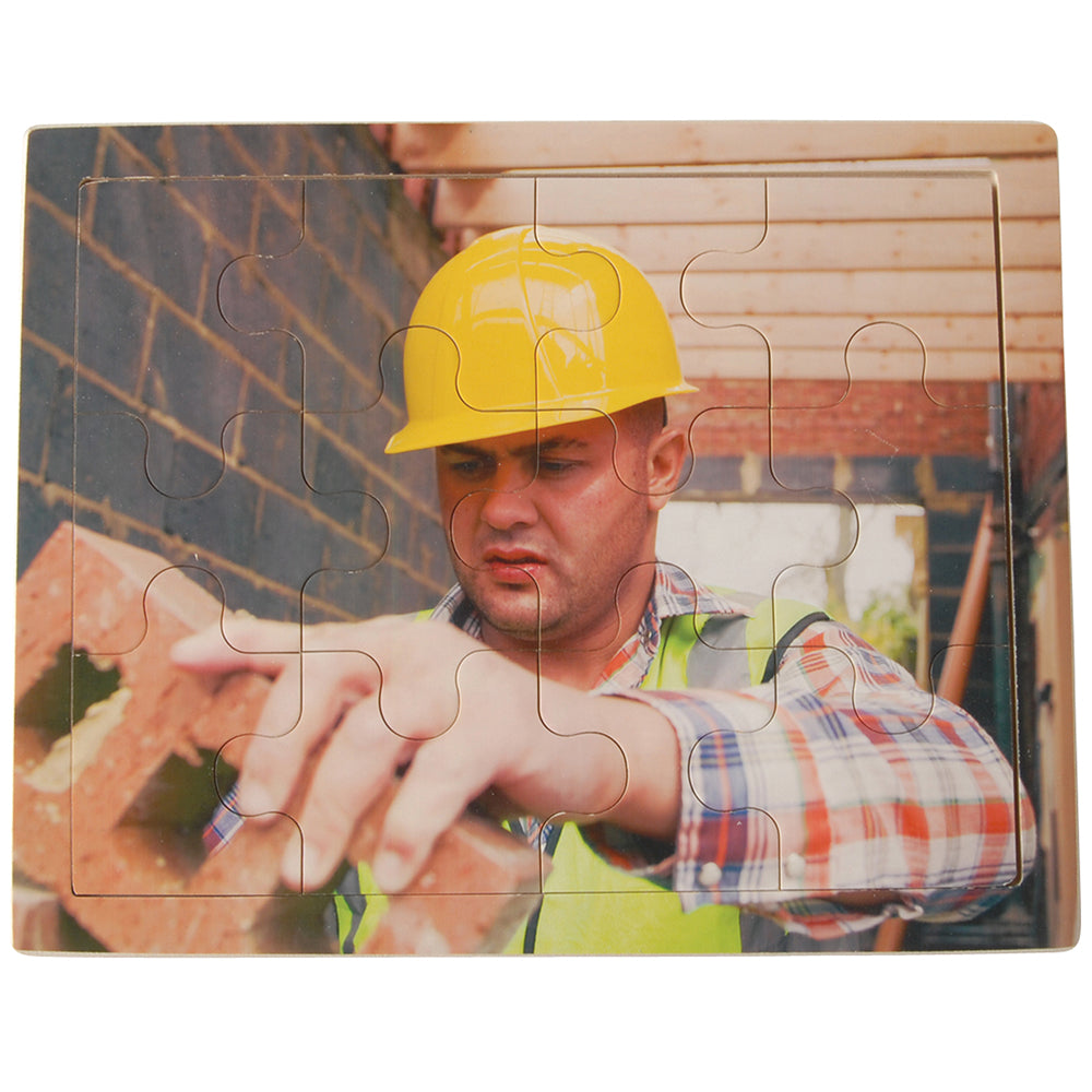 Career Puzzle Construction Worker