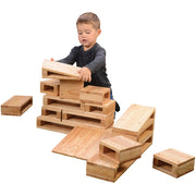 Junior Hardwood Hollow Blocks 18 Pc