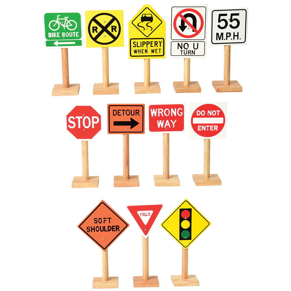 Large International Traffic Sign Set