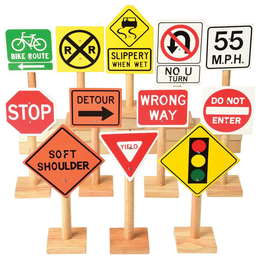 Large International Traffic Sign Set