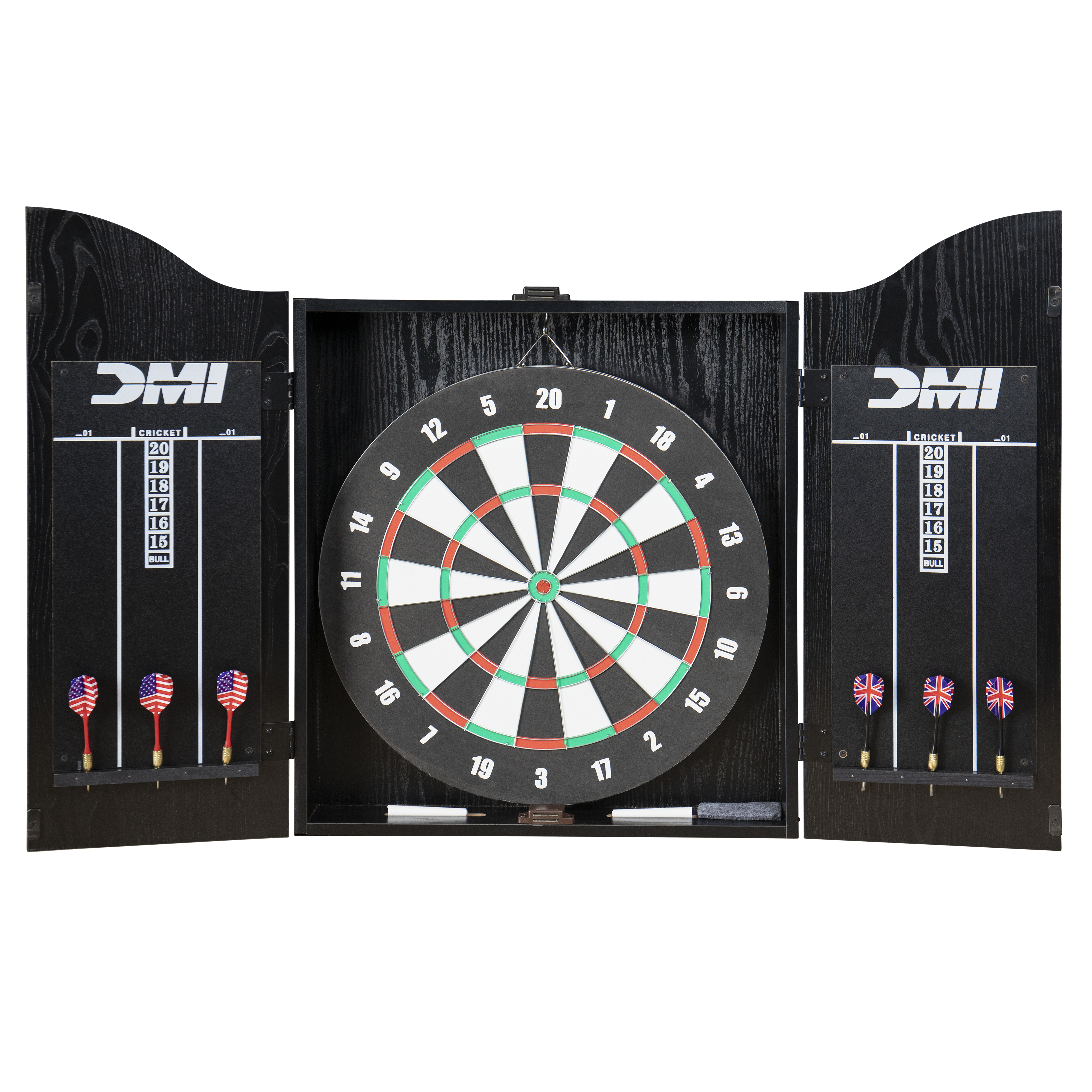 DMI Sports Black Recreational Dartboard Cabinet