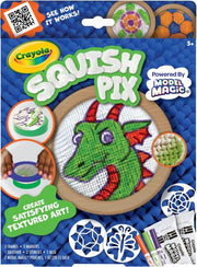 Crayola Squish Pix, Model Magic Art Kit for Kids, Textured Arts & Crafts for Kids, Coloring Activity, Gift for Kids, Ages 5+