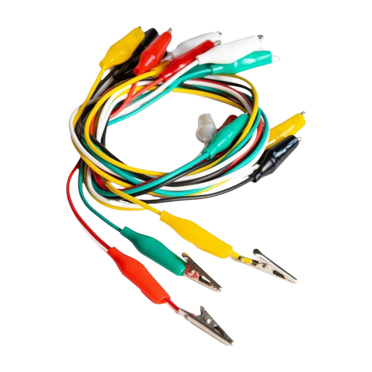 Connector Cord, 20", Alligator to Alligator, Various Colors, Pack of 5 Pairs