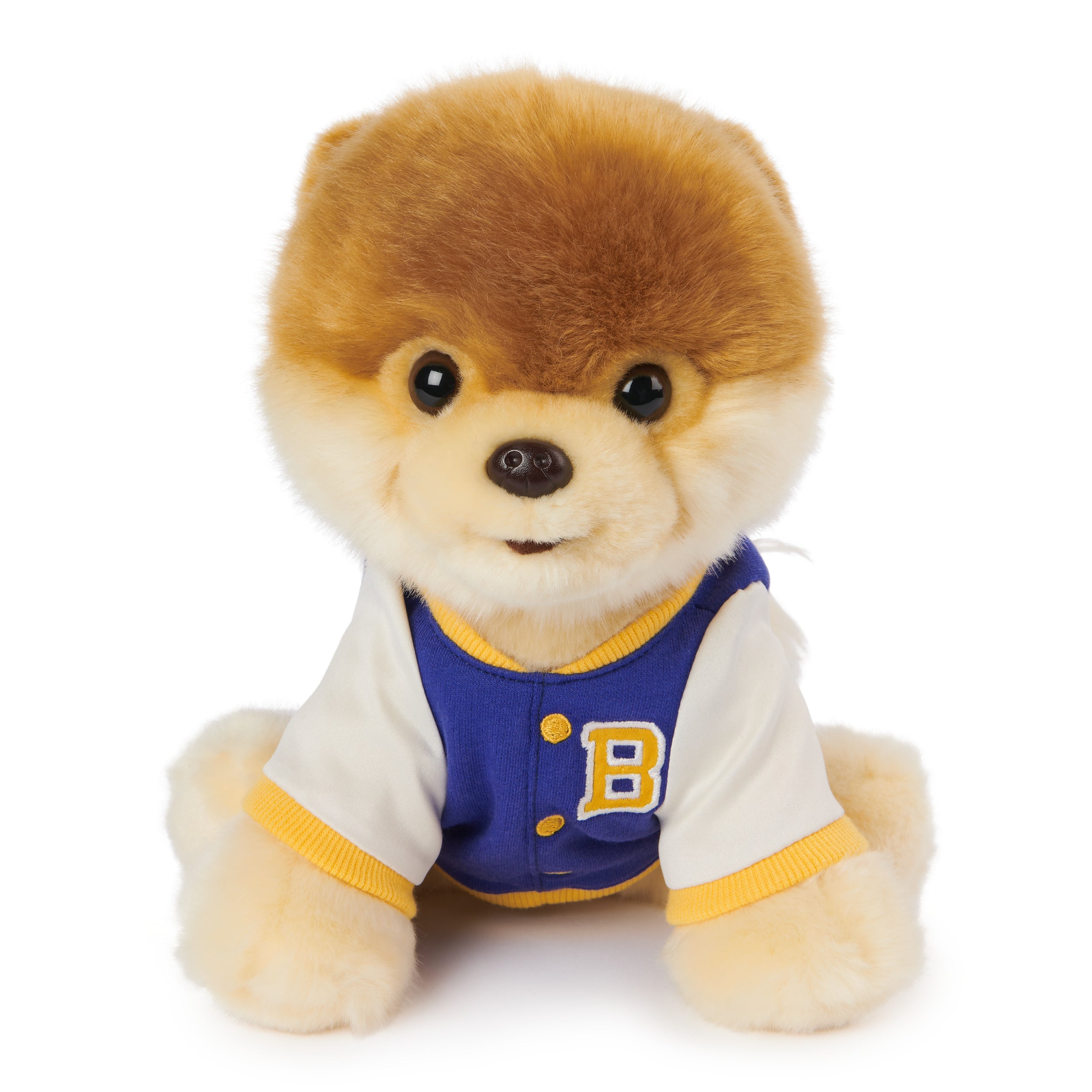 GUND Boo, The World’s Cutest Dog Varsity Jacket Plush Pomeranian Stuffed Animal for Ages 1 and Up, 9”