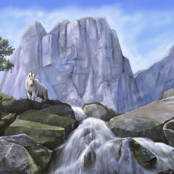 MURAL WALLS (Mountain, Ocean, Outer Space or Jungle) - 8'H x 20'L - Custom Image/Logo without Mats