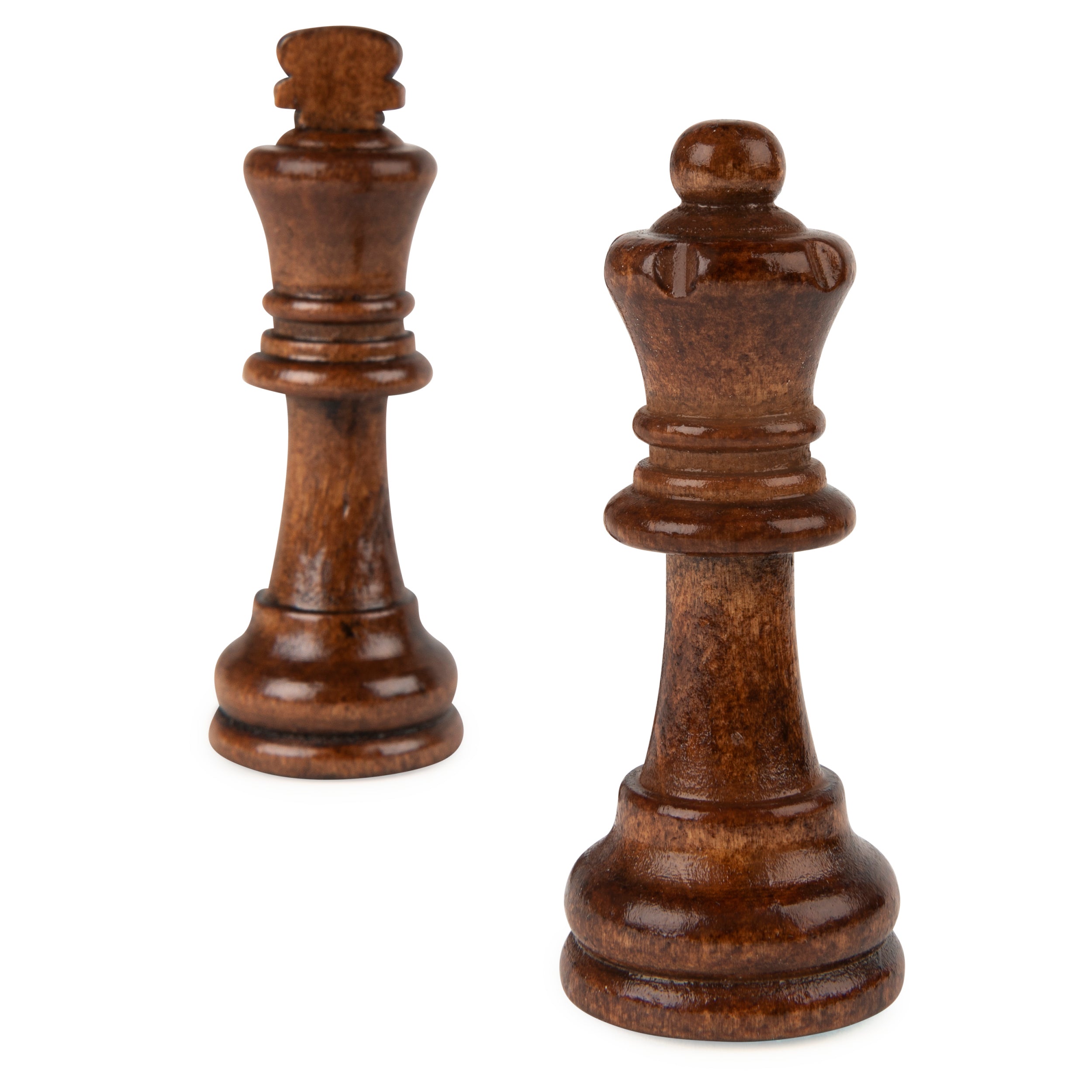 Legacy Deluxe Chess & Checkers Set, Classic Two Player Game Includes Folding Board with Solid Wood Playing Pieces, for Kids and Adults Ages 8 and up
