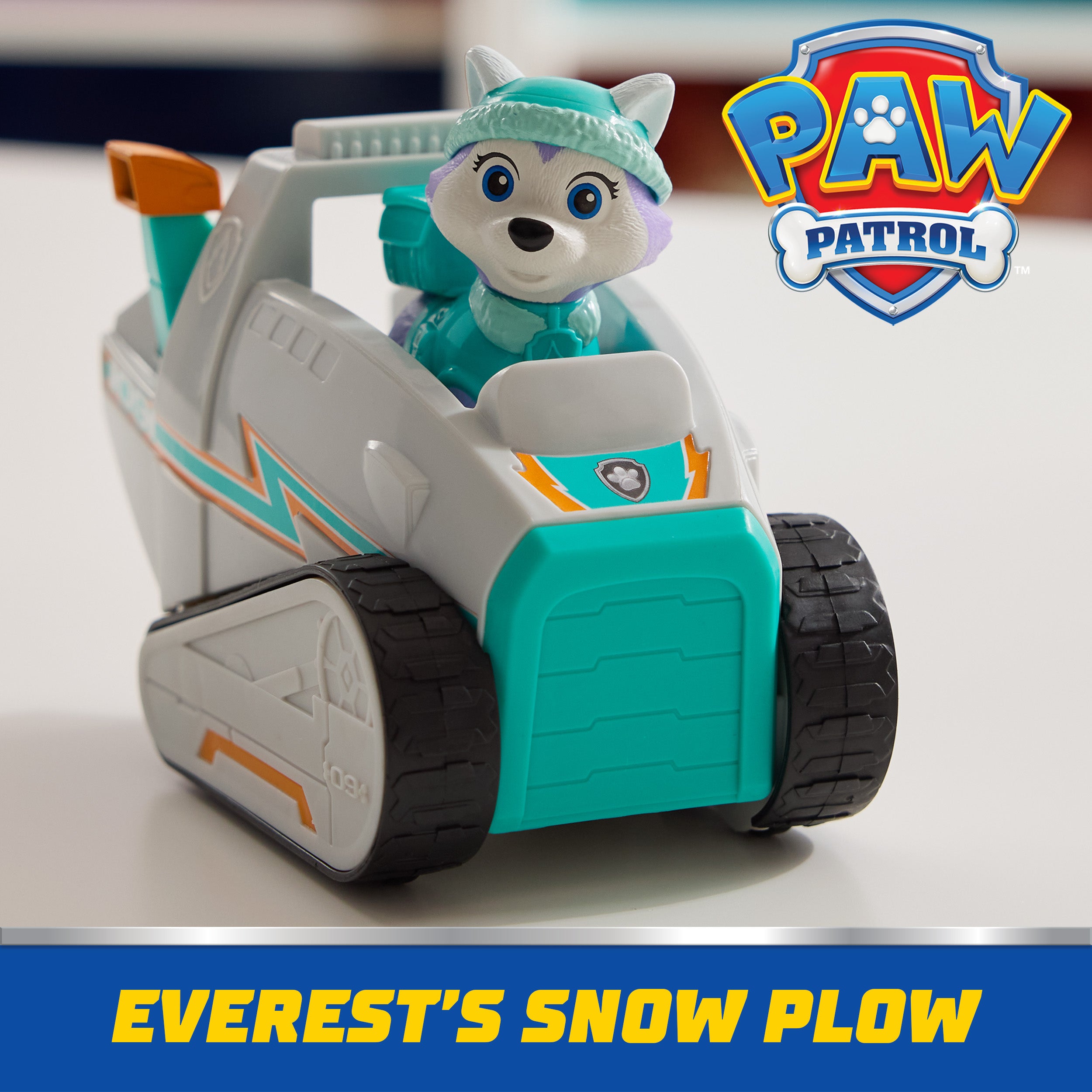 PAW Patrol, Everest’s Snow Plow, Toy Vehicle with Collectible Action Figure, Sustainably Minded Kids Toys for Boys & Girls Ages 3 and Up