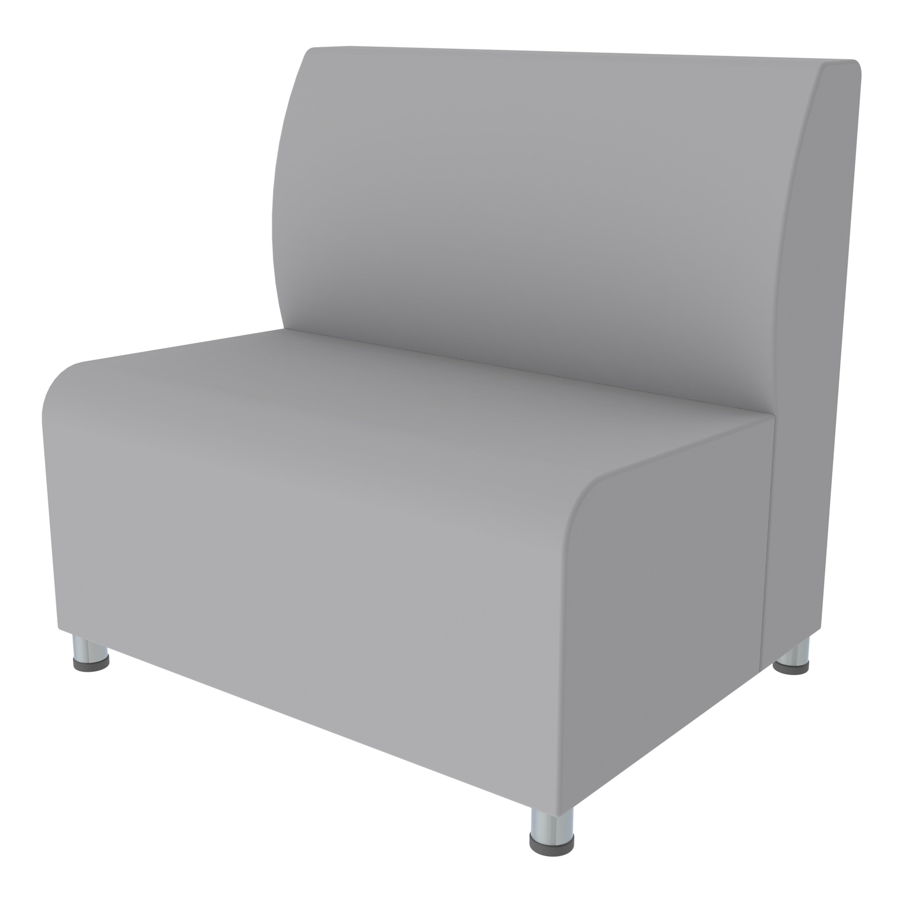 Pro Series Upholstered Connect Chair - Gray