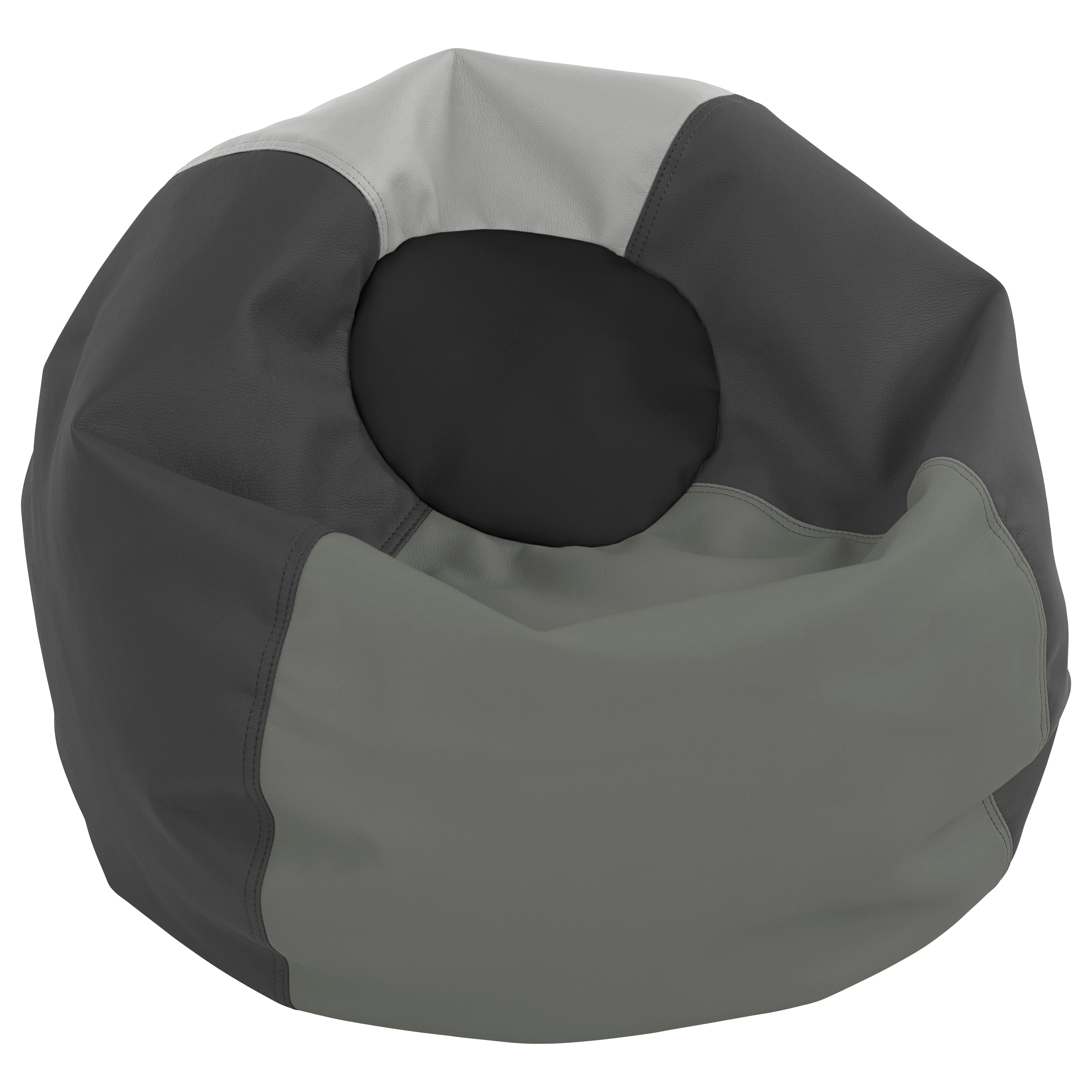 SoftScape Classic 26" Junior Bean Bag - Gray/Light Gray
