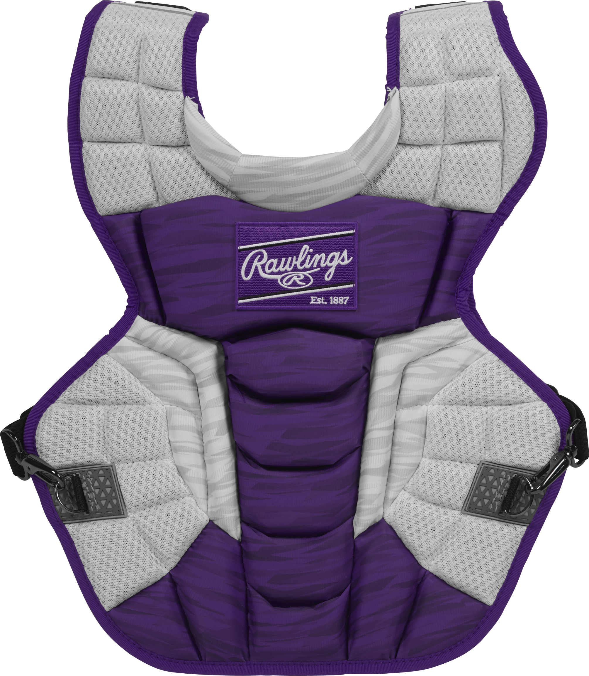 Rawlings Velo 2.0 Intermediate Catchers Chest Protector - Purple/White