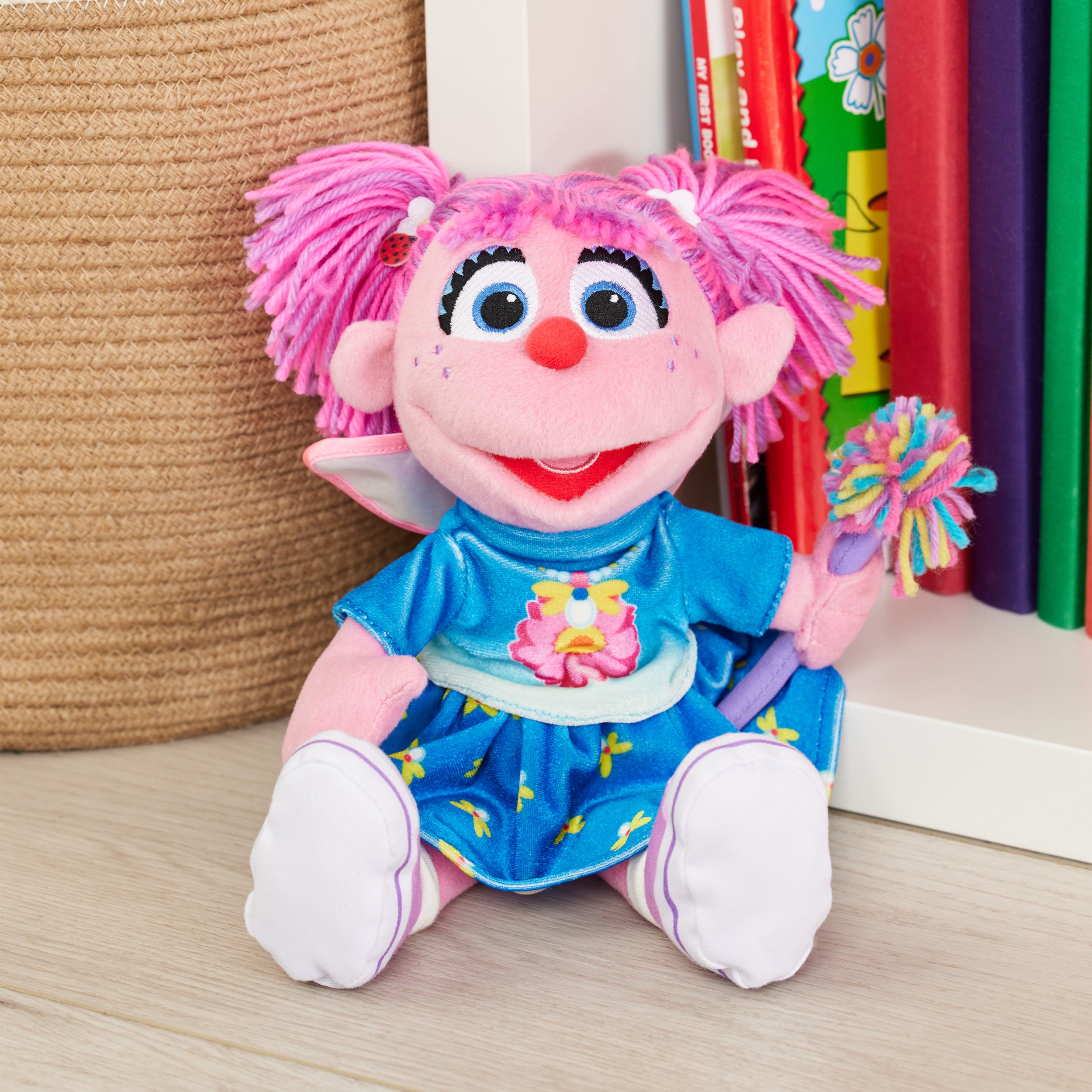 GUND Sesame Street Official Abby Cadabby Muppet Plush, Premium Plush Toy for Ages 1 & Up, Pink/Blue, 11”