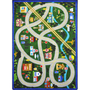My Community Helpers 5'4" x 7'8" area rug in color Multi