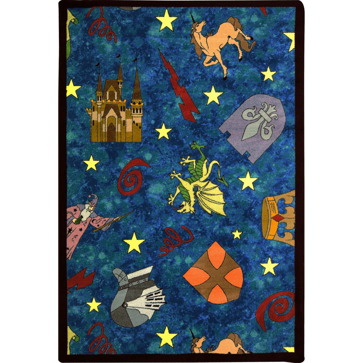 Mythical Kingdom 3'10" x 5'4" area rug in color Multi