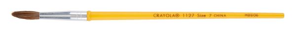 Crayola Camel Hair Watercolor Paint Brush, Size 7, Round Paintbrush, Art Supplies