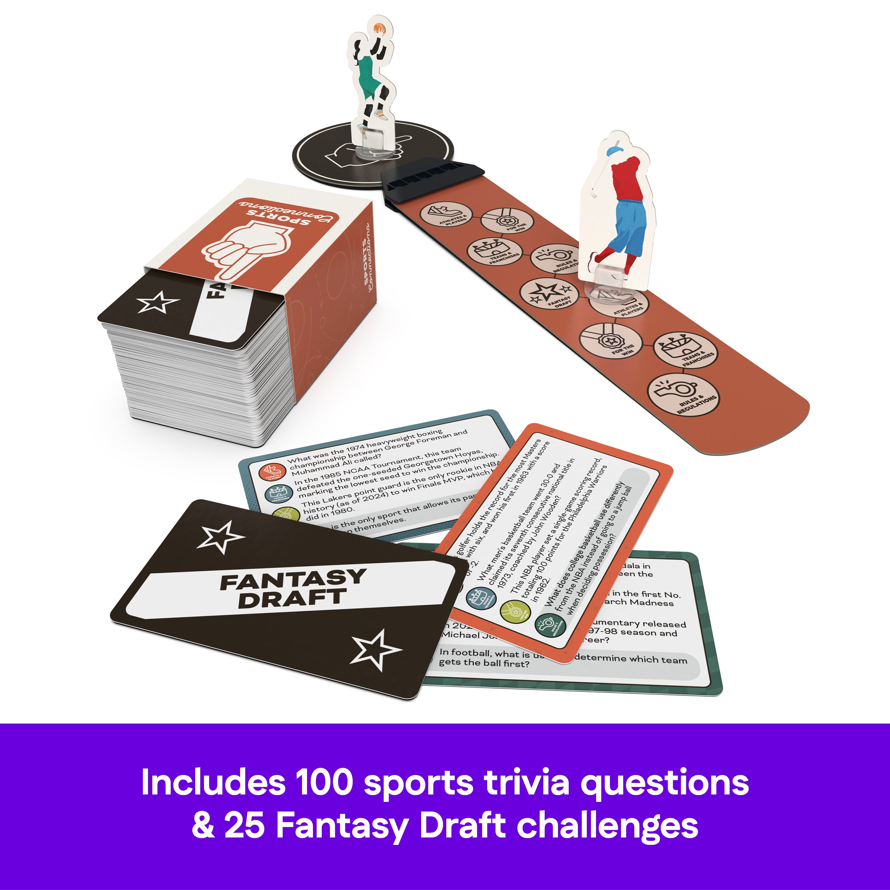Spin Master Games SolidRoots Mind the Gap Sports Connections Expansion Pack for the MTG Ultimate Connections Trivia Game for Generations Trivia Questions Family Game Night 2+ Players for Ages 8 & Up