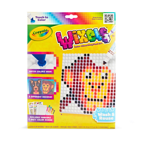 Crayola Wixels Animals Activity Kit, Pixel Art Coloring Set, Gift for Kids, Ages 6, 7, 8, 9