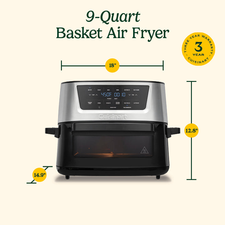 9-qt Basket Air Fryer