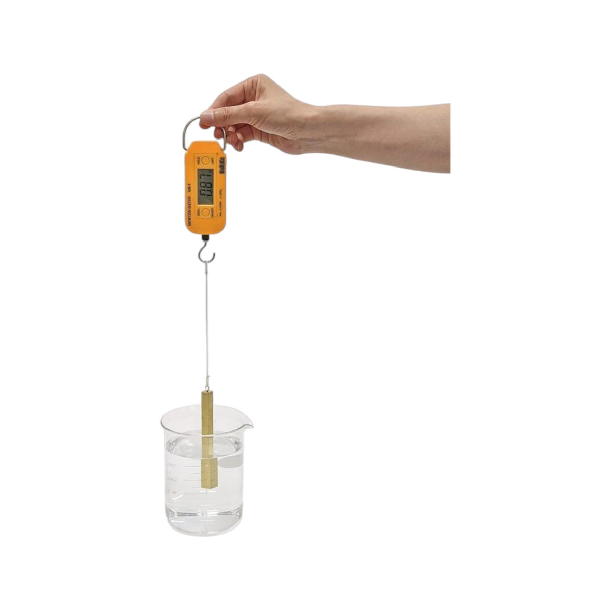 Archimedes Sticks Set 3 Rods of Aluminum, Brass, and Stainless Steel, Engraved with 1cm Divisions