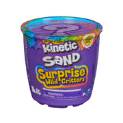Kinetic Sand Surprise Wild Critters, 4oz Play Sand, Surprise Toy Character & Reusable Sand Storage with Lid, Sensory Toys for Kids Ages 5+