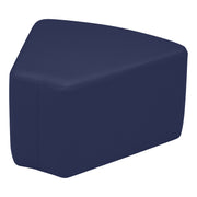 Pro Series Upholstered Wedge Ottoman 12" Height - Navy