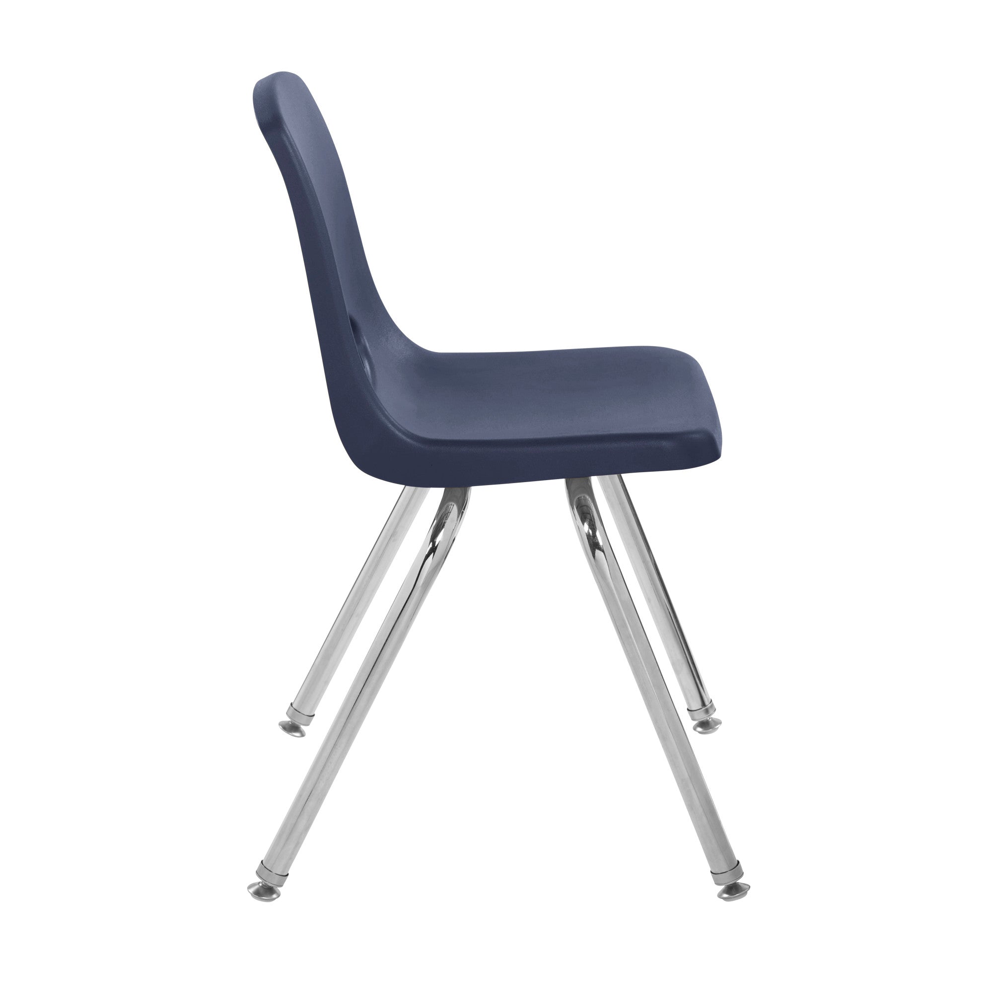 16" Stack Chair with Swivel Glides - Navy