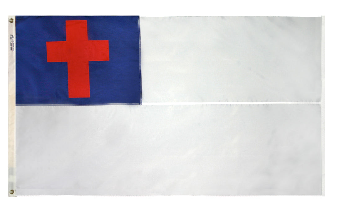 Christian Flag 5x8 ft. Nylon Sewn Design