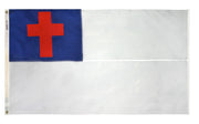 Christian Flag 3x5 ft. Nyl-Glo Dyed Design