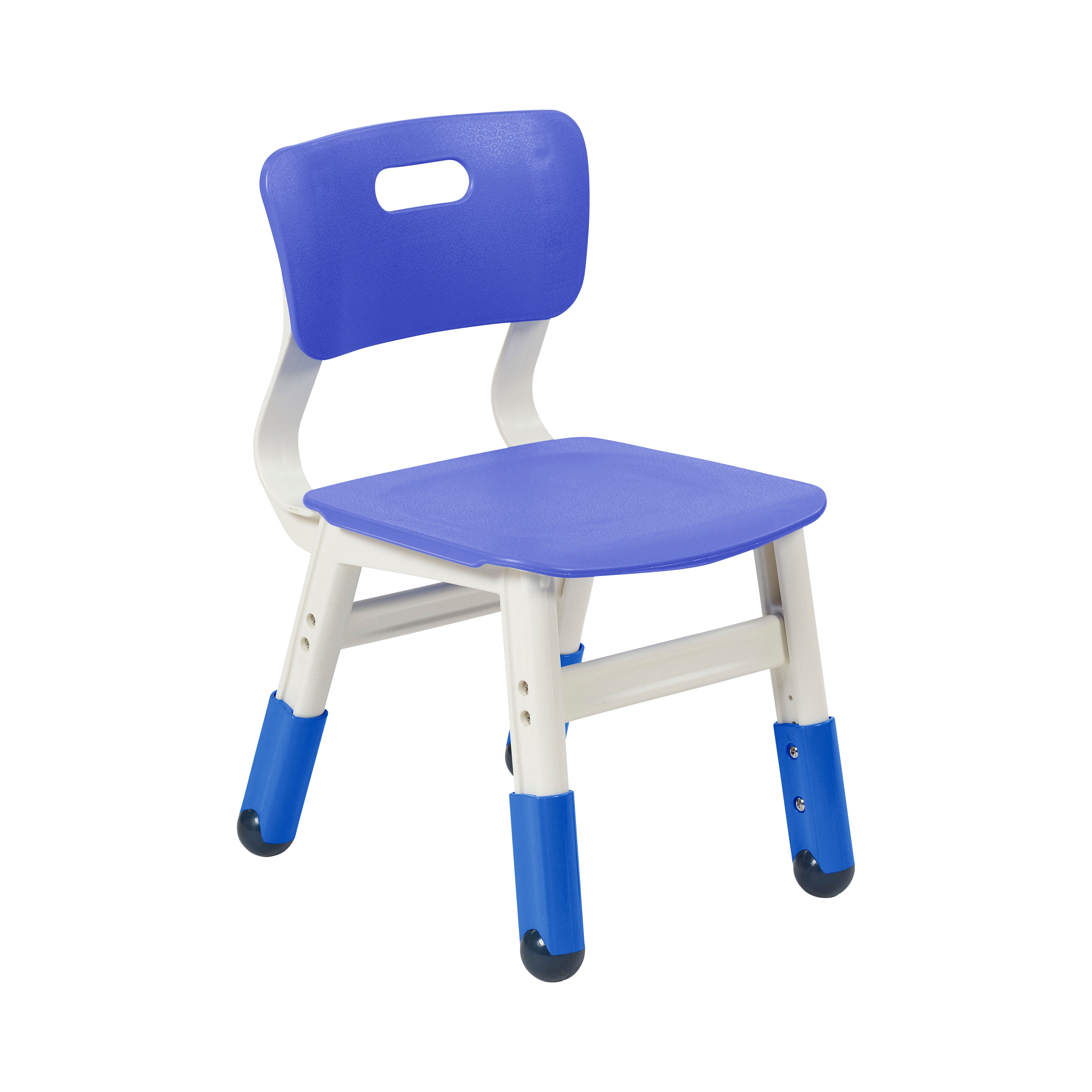 Adjustable Height Plastic Chairs 2-Pack - Blue