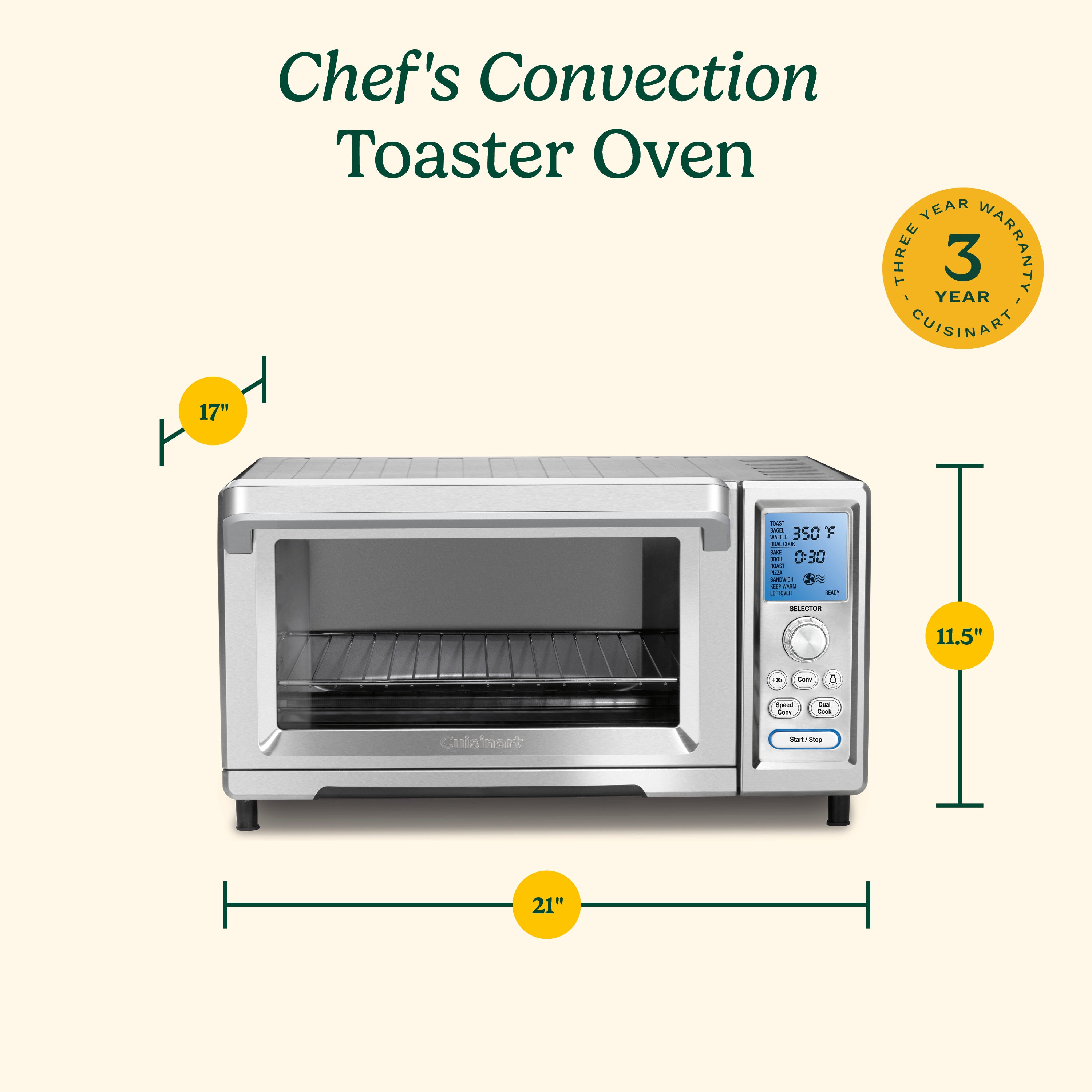 Chef’s Convection Toaster Oven