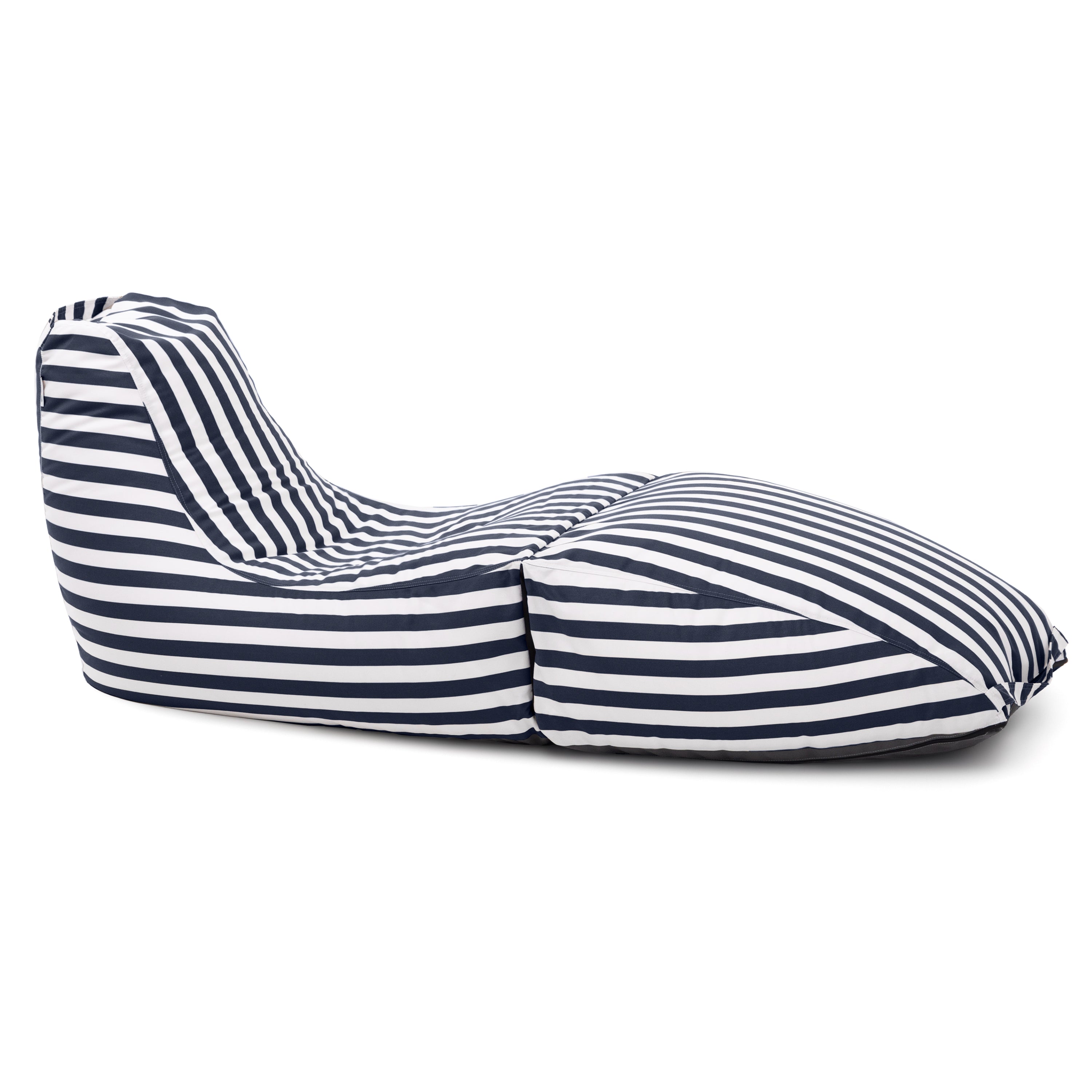 Jaxx Prado Outdoor Chaise Lounge, Navy Stripes