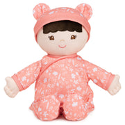 Baby GUND Sustainable Baby Doll, Plush Doll Made from Recycled Materials, For Newborns and Toddlers, Poppy, 12”