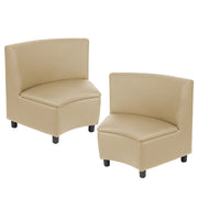 Kid Comfort Collective Modular Wedge Chairs, 2-Piece - Sand