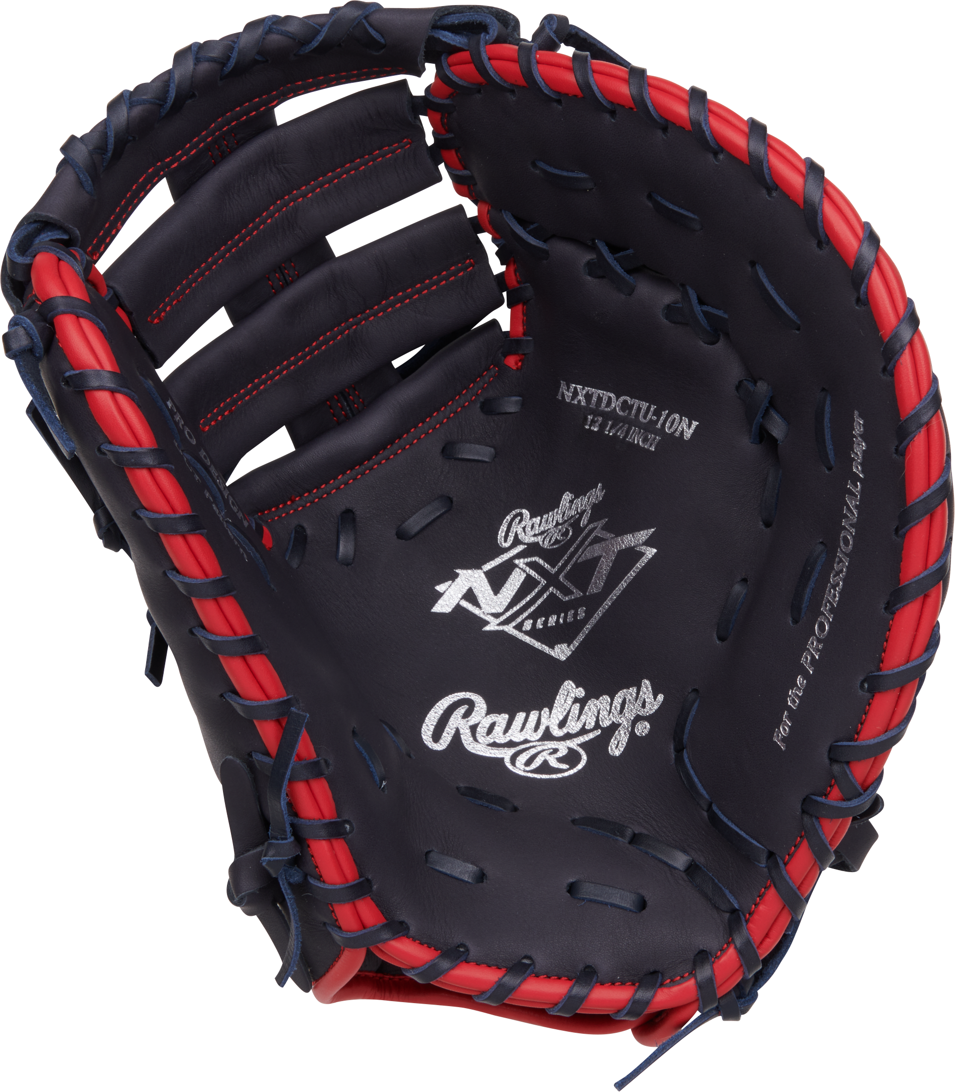 Rawlings Nxt Series First Base Mitt 12.25-Inch Baseball Glove - Right Hand Thrower - Navy