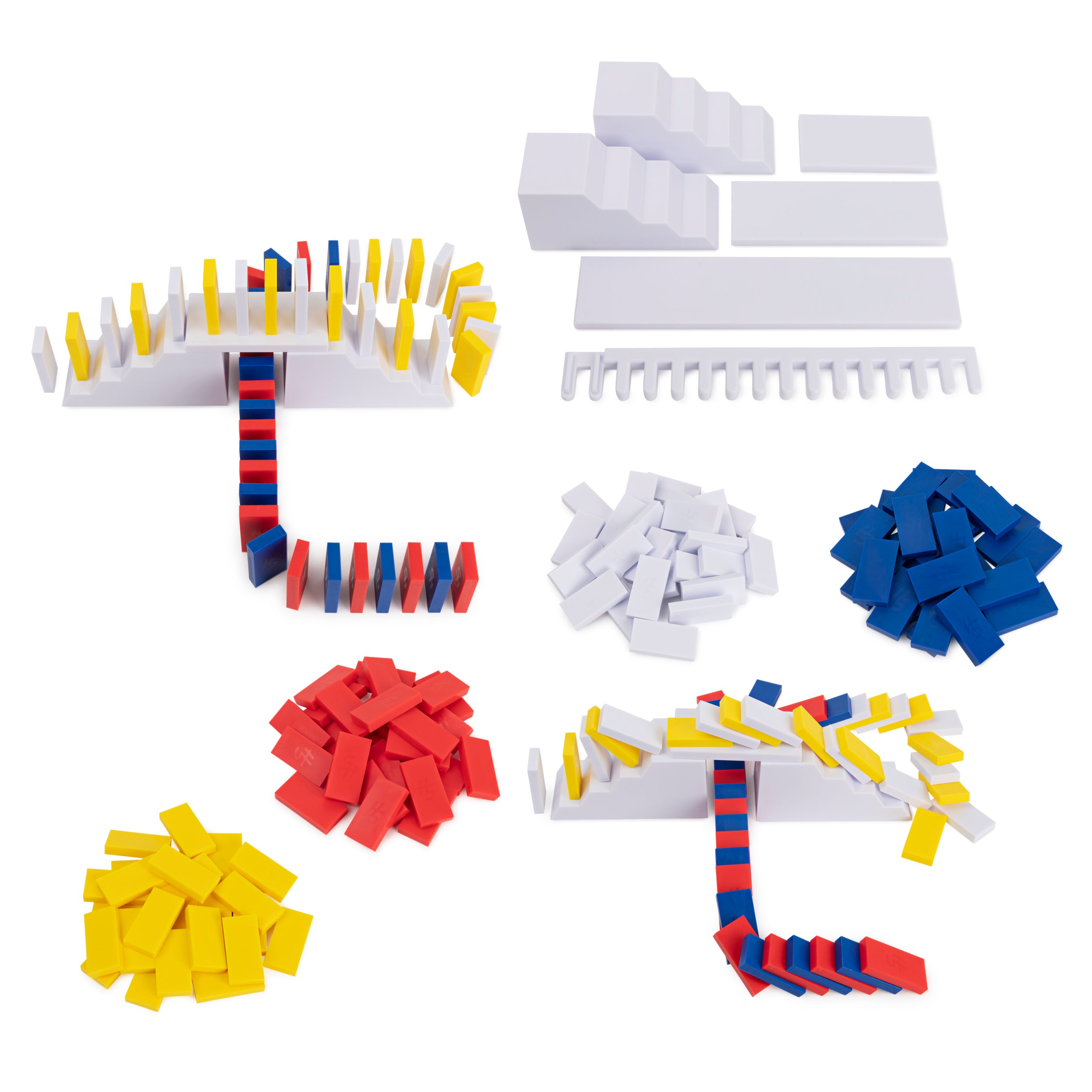 H5 Domino Creations 100-Piece Set by Lily Hevesh, for Families and Kids Ages 5 and up