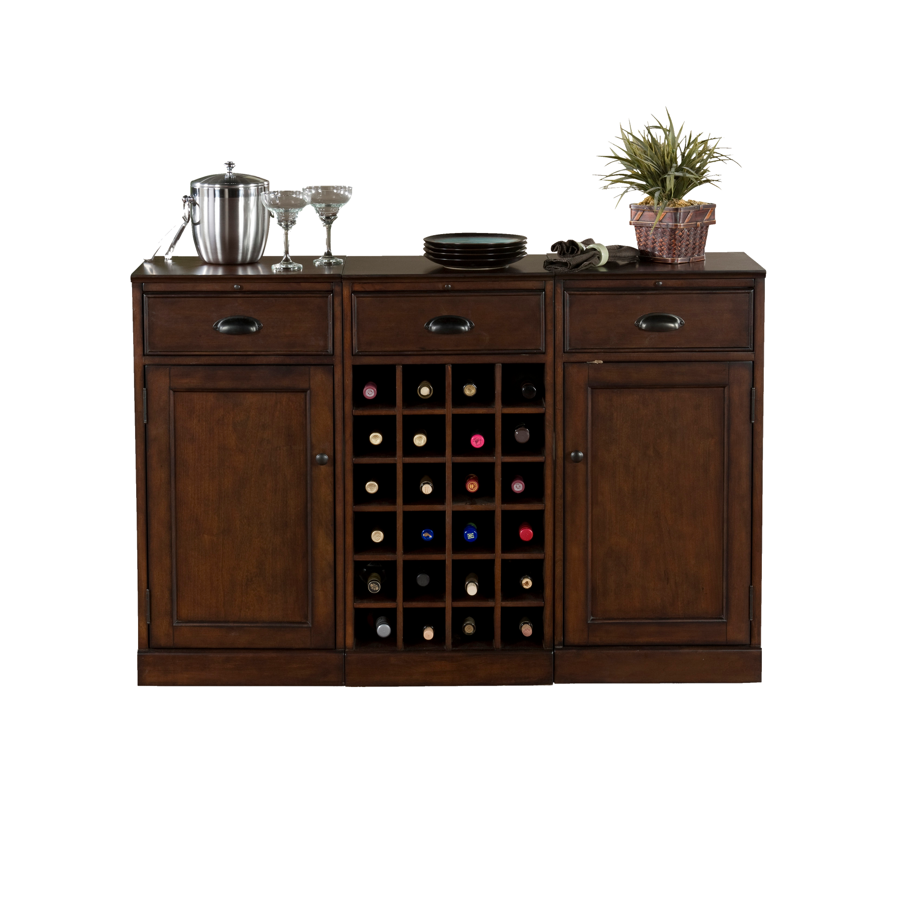 American Heritage® Natalia Wine Cabinet (Navajo)