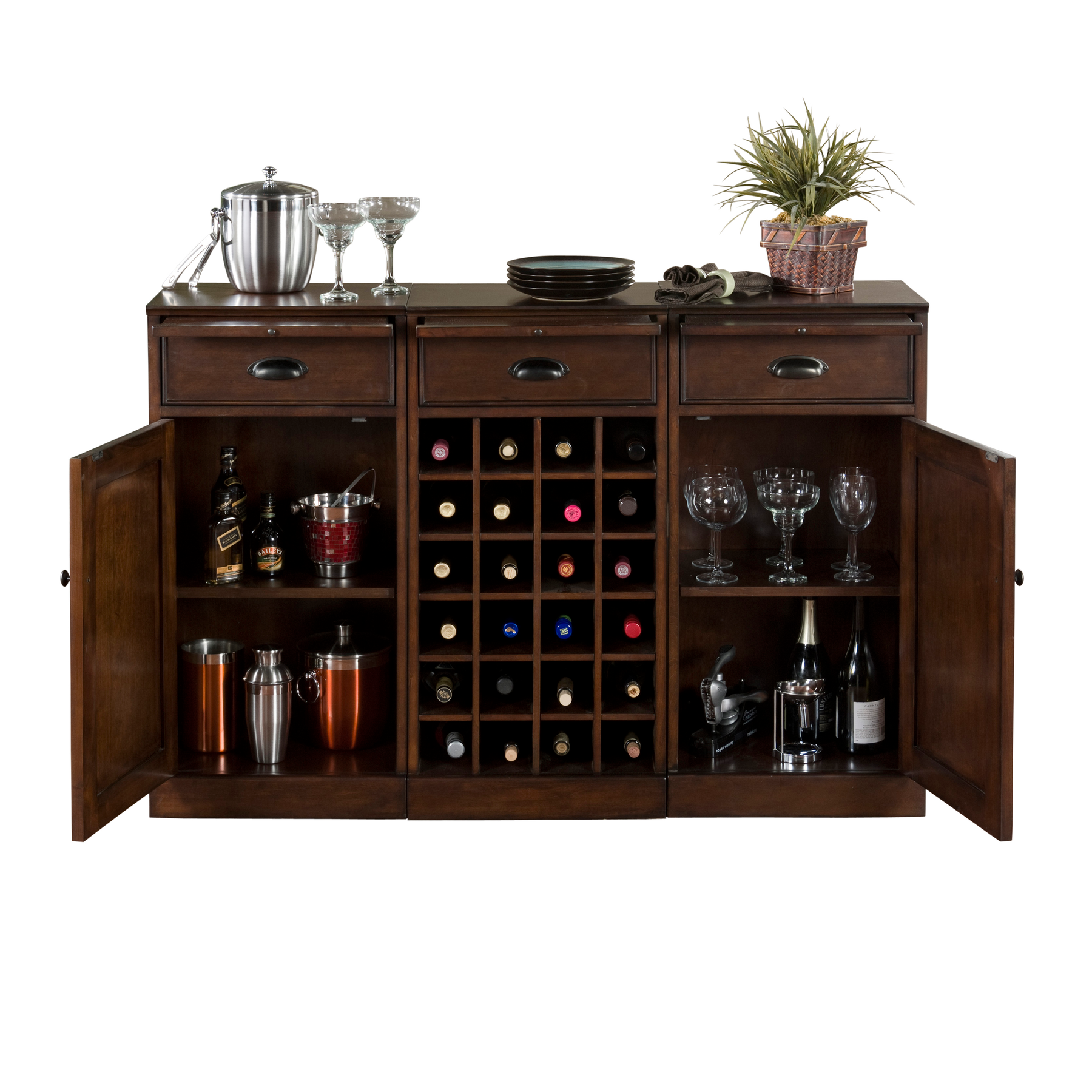 American Heritage® Natalia Wine Cabinet (Navajo)
