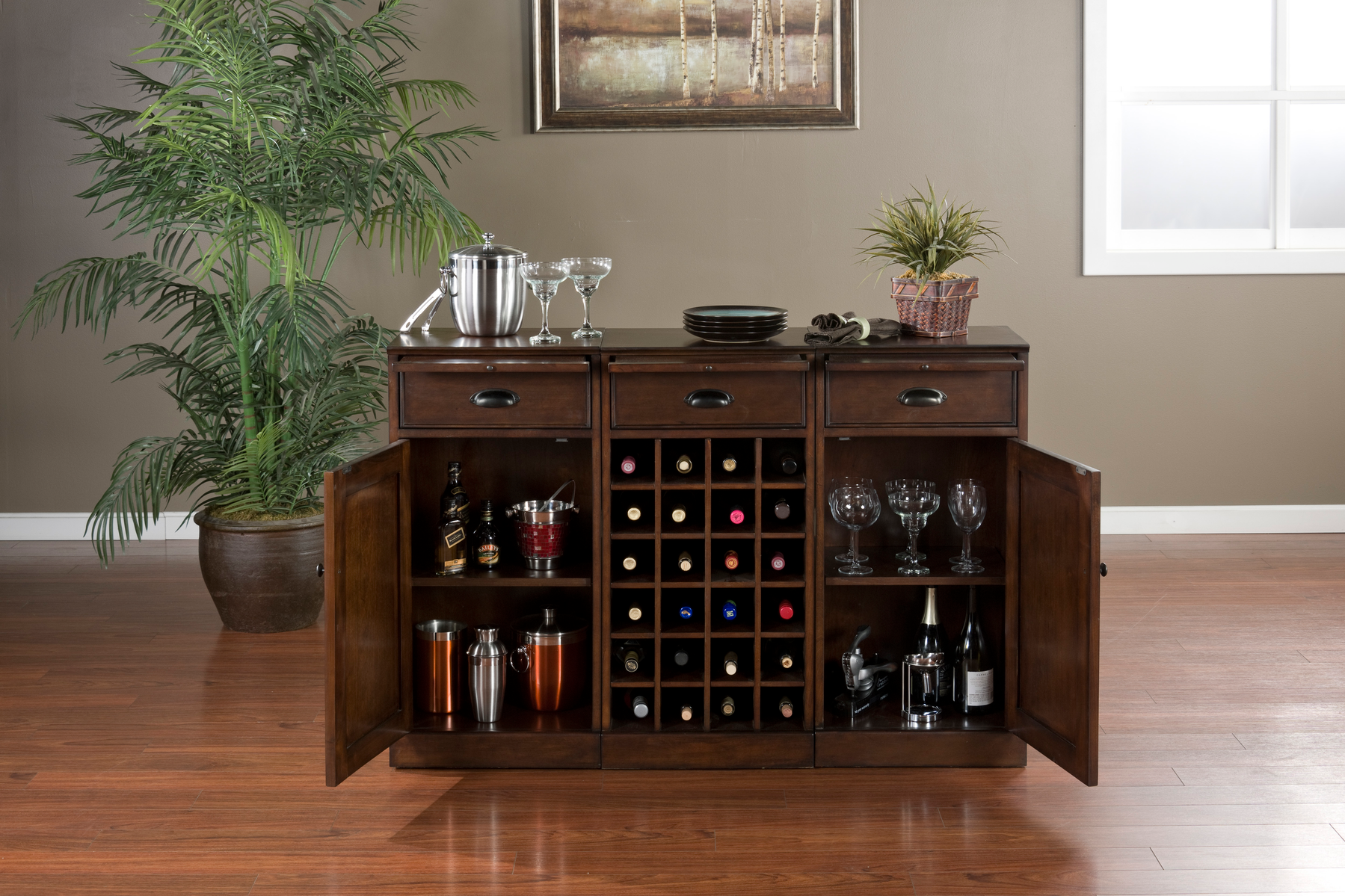 American Heritage® Natalia Wine Cabinet (Navajo)