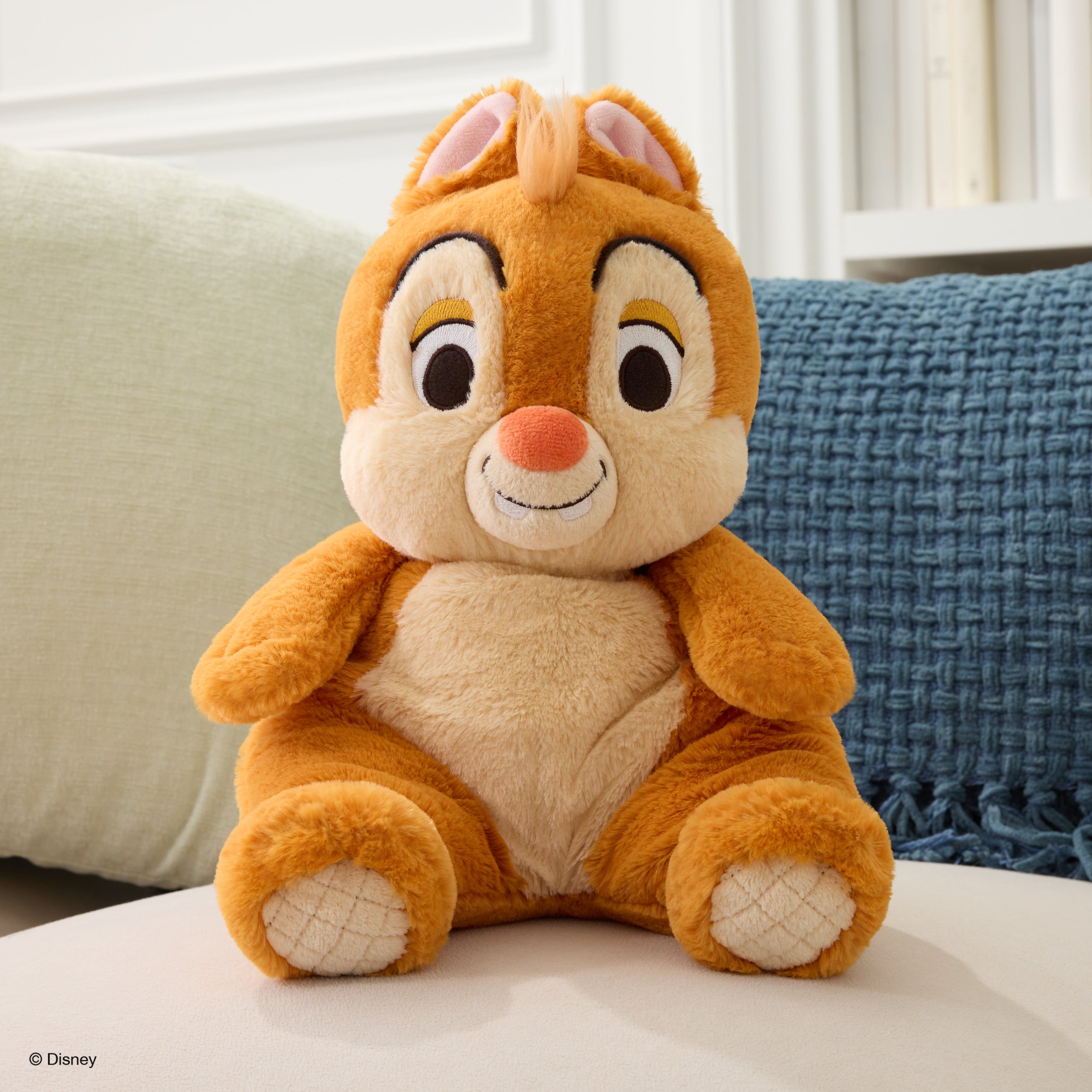 GUND Disney Official Dale Oh So Snuggly Plush, Disney Chip and Dale Plushies, Chipmunk Stuffed Animal for Babies and Infants, Brown, 12.5”