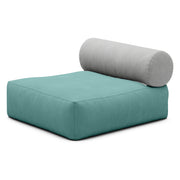 Jaxx Tybee Large Outdoor Lounge w/ Bolster - Sunbrella Breeze